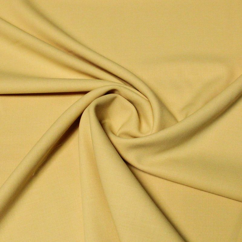 Tissu tailleur 100% laine vierge - Jaune