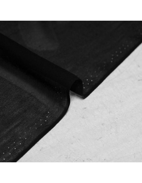 Crêpe georgette 100% soie - Noir
