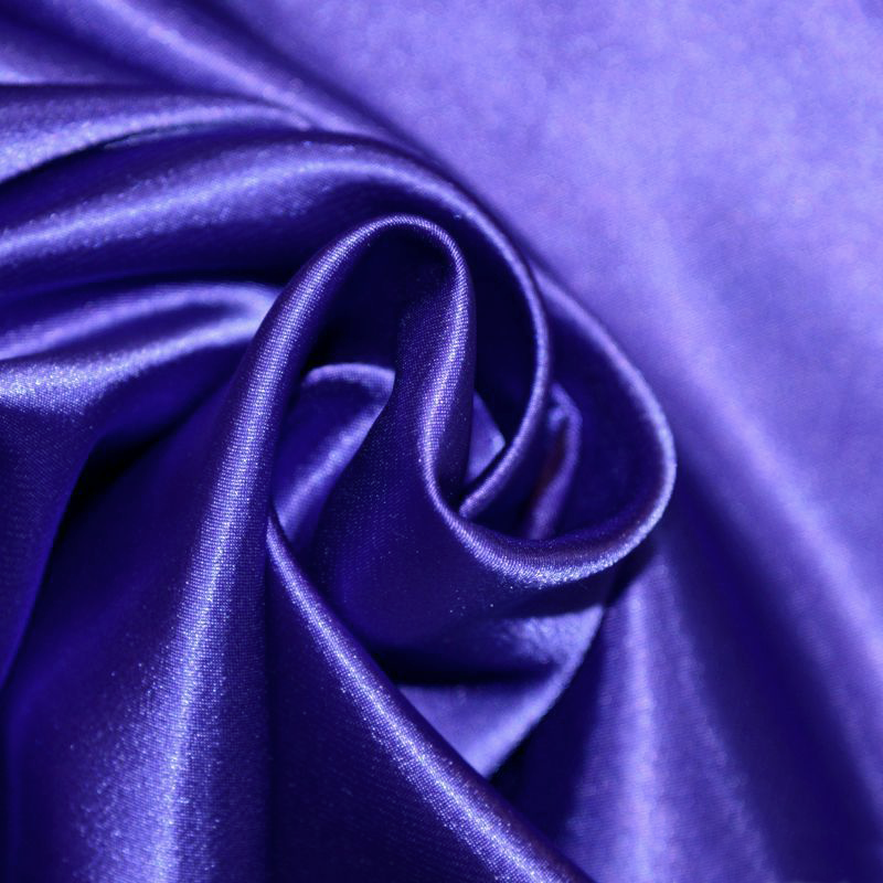 Satin de polyester élasthanne - Violet
