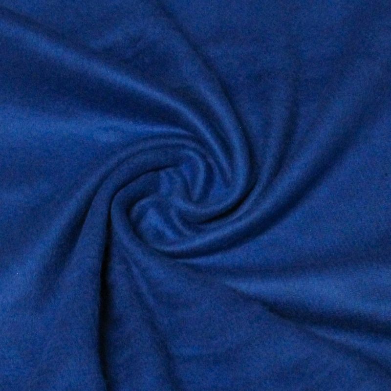 Écharpe bicolore - Bleu à frange