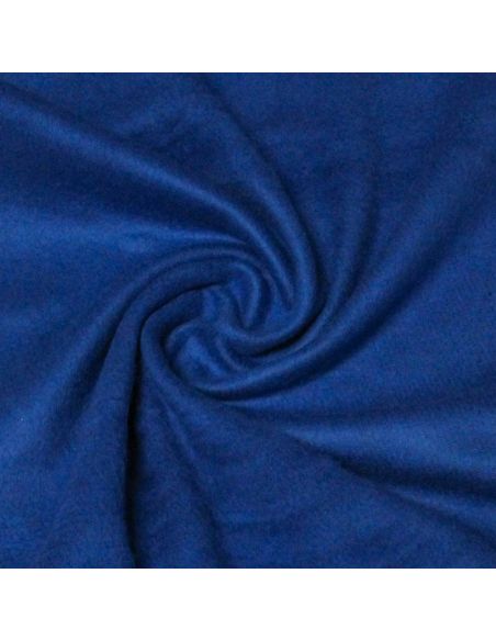 Écharpe bicolore - Bleu à frange