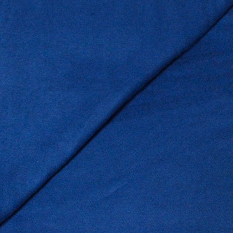 Écharpe bicolore - Bleu à frange