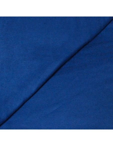 Écharpe bicolore - Bleu à frange