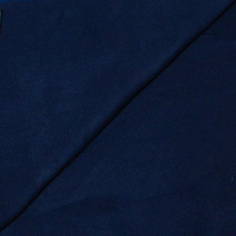 Écharpe bicolore - Bleu à frange