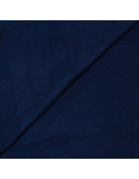 Écharpe bicolore - Bleu à frange