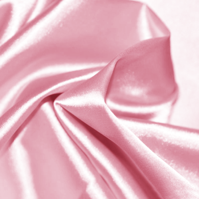 Satin de polyester élasthanne - Rose bonbon