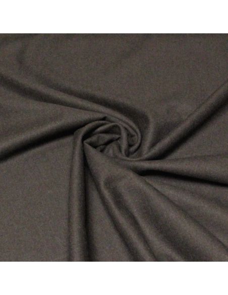 Tissu tailleur gabardine laine & cachemire - Brun jaya (Coupon de 2.50 mètres)