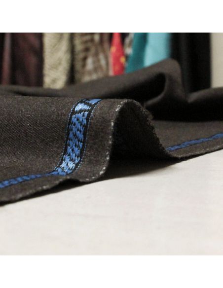 Tissu tailleur gabardine laine & cachemire - Brun jaya (Coupon de 2.50 mètres)