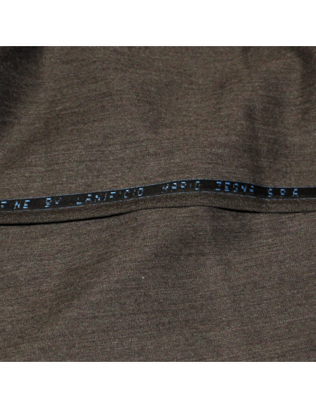 Tissu tailleur gabardine laine & cachemire - Brun jaya (Coupon de 2.50 mètres)