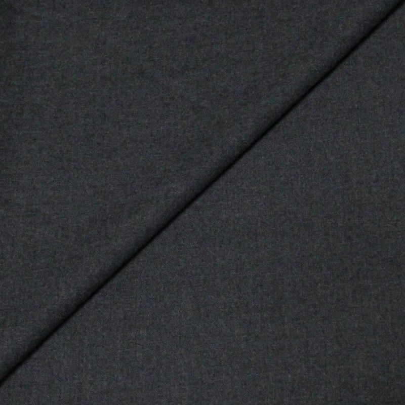 Flanelle 100% laine vierge - Gris (Coupon de 2.40 mètres)