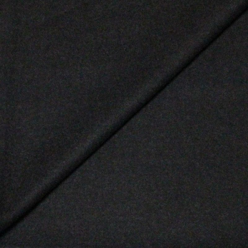 Flanelle 100% laine - Noir (Coupon de 3 mètres)