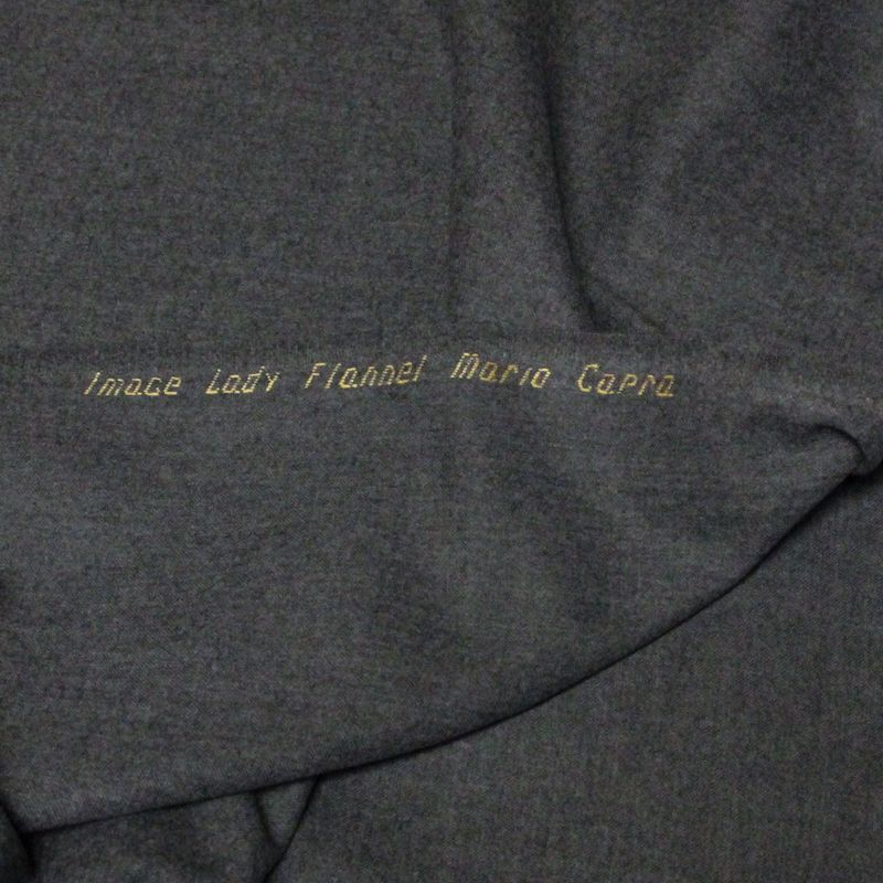 Flanelle 100% laine - Gris (Coupon de 2.50 mètres)