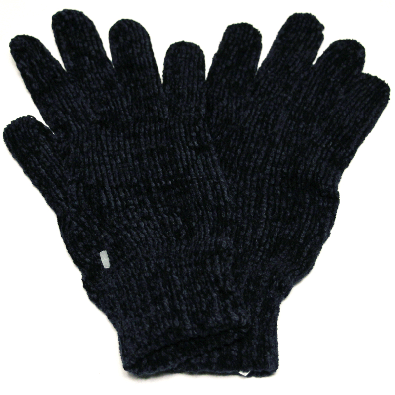 Gants chenilles - Marine