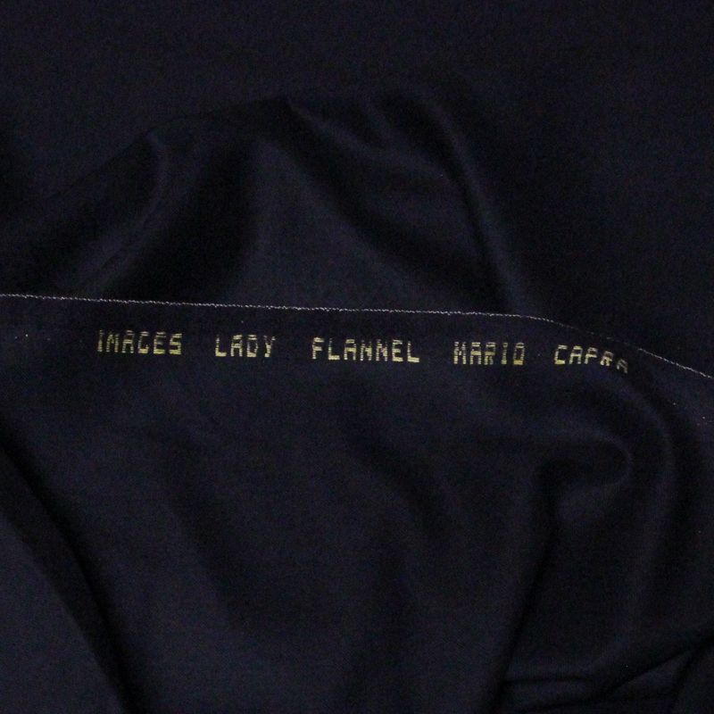 Flanelle 100% laine - Nuit (Coupon de 3.80 mètres)