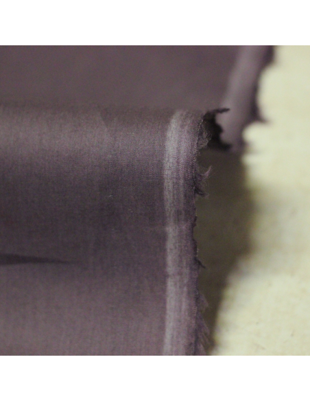 Popeline 100% coton  - Violet echasse