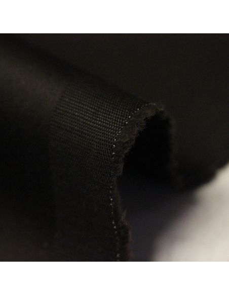 Satin coton & élasthanne - Brun