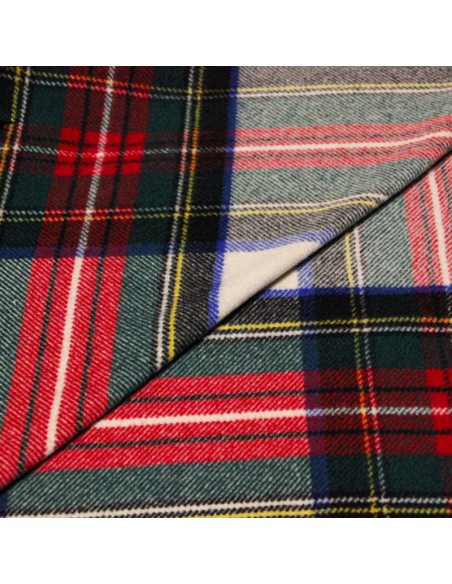 Sergé de laine - Carreaux