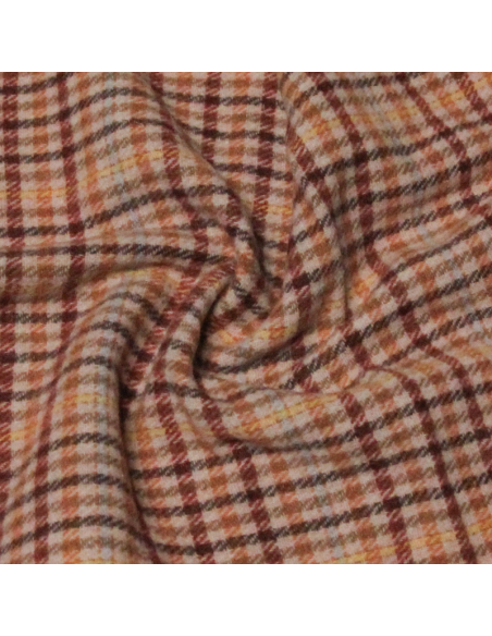 Écharpe à frange de laine - Ton rose