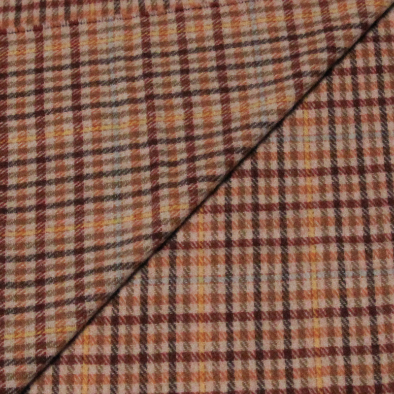 Écharpe à frange de laine - Ton rose