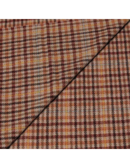 Écharpe à frange de laine - Ton rose