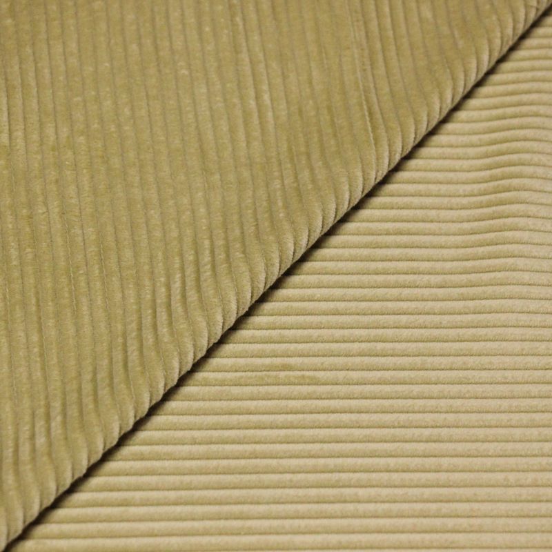 Velours côtelé jumbo 100% coton - Jaune