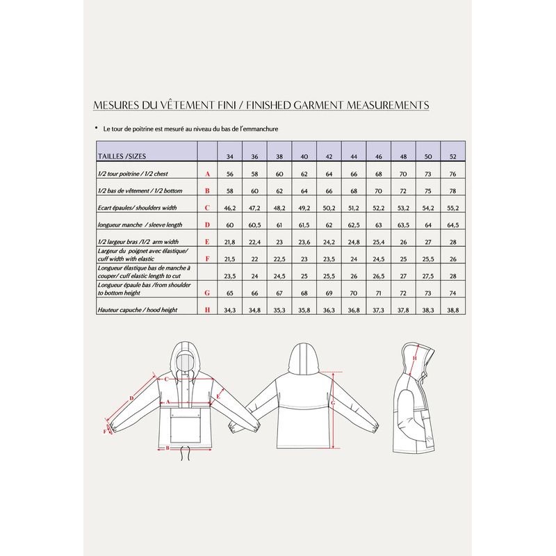 Patron Maison Fauve - Coupe-vent Rafale