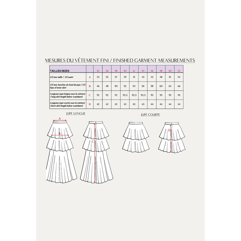 Patron Maison Fauve - Jupe Highland