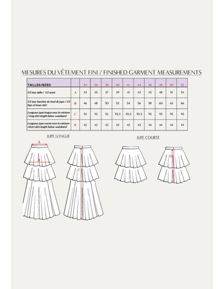 Patron Maison Fauve - Jupe Highland