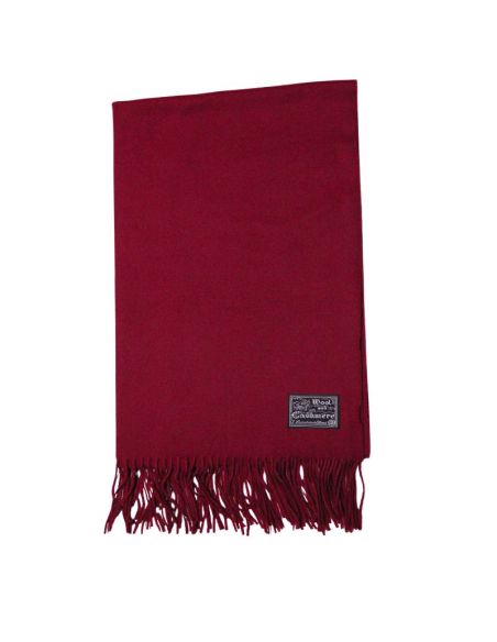 Écharpe de laine & cachemire - Bordeaux