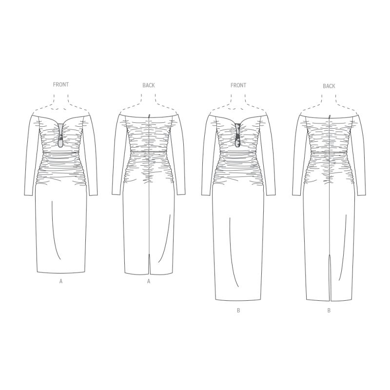 Patron Vogue 2063 B5 (36-44) - Robe Élégante