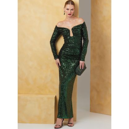 Patron Vogue 2063 B5 (36-44) - Robe Élégante 2