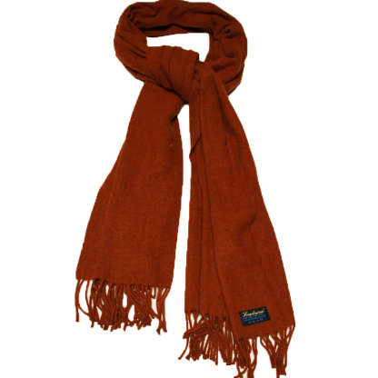 Étole en laine - Rouille
