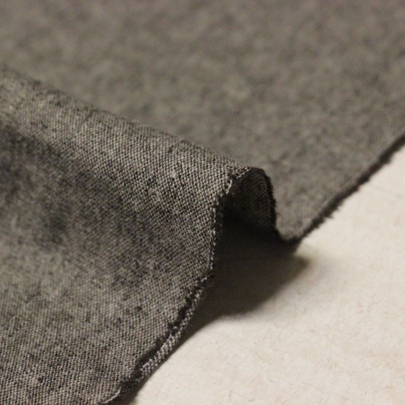 Tweed de laine léger - Marron