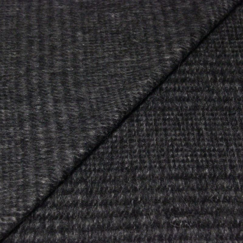Tweed de laine à poils long - Prince de Galles