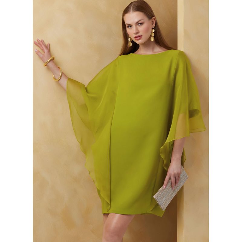 Patron Vogue 2065 B5 (36-44) - Robe colonne doublée avec bretelles en biais