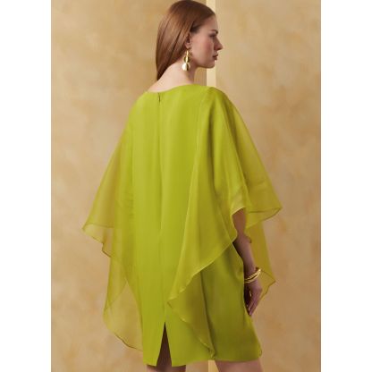 Patron Vogue 2065 B5 (36-44) - Robe colonne doublée avec bretelles en biais 2