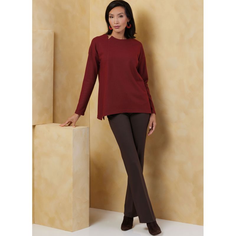 Patron Vogue 2067 - Haut et veste en maille pour femme