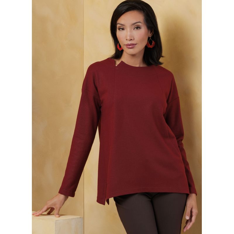 Patron Vogue 2067 - Haut et veste en maille pour femme