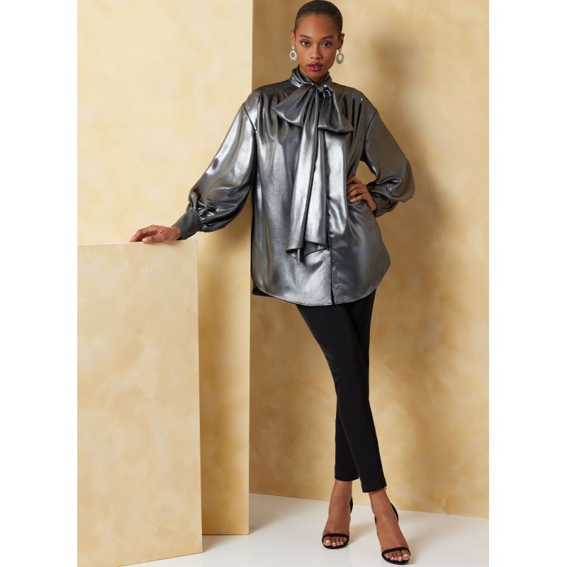 Patron Vogue 2068 B5 (36-44) - Hauts pour femme avec ceinture