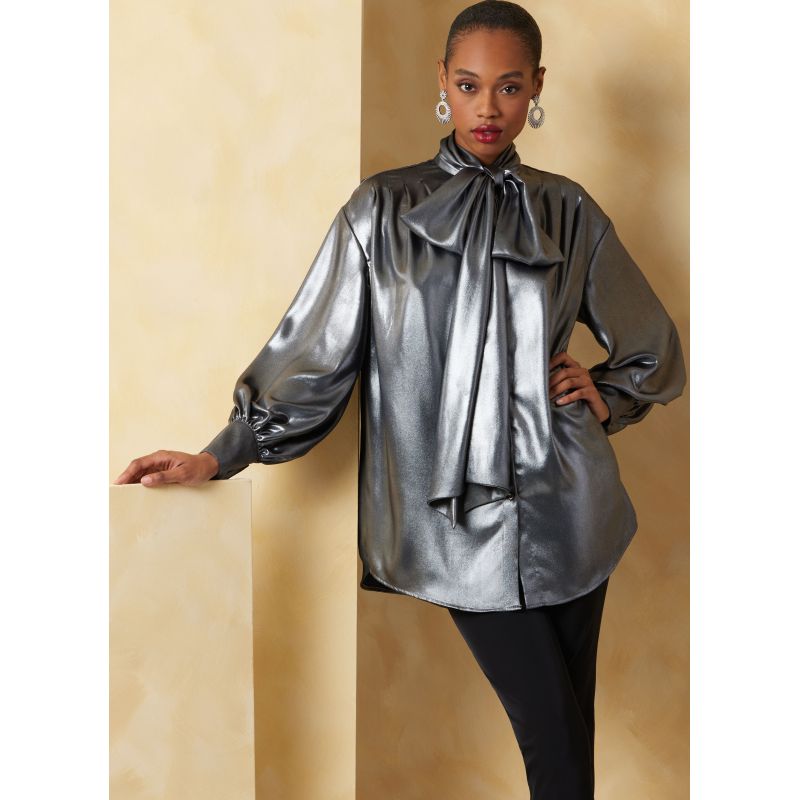 Patron Vogue 2068 B5 (36-44) - Hauts pour femme avec ceinture