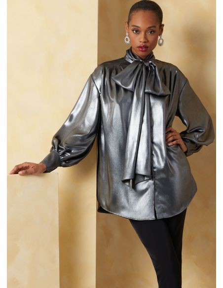 Patron Vogue 2068 B5 (36-44) - Hauts pour femme avec ceinture