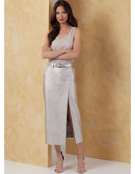 Patron Vogue 2069 Y5 (46-54) - Jupe droite pour femme