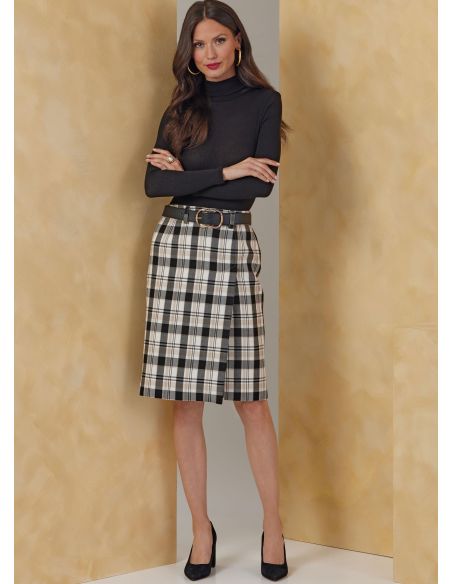 Patron Vogue 2069 Y5 (46-54) - Jupe droite pour femme