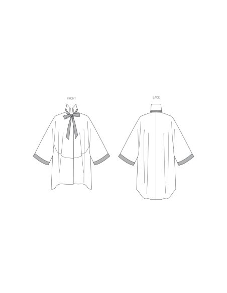 Patron Vogue 2071 - Robe portefeuille pour femme