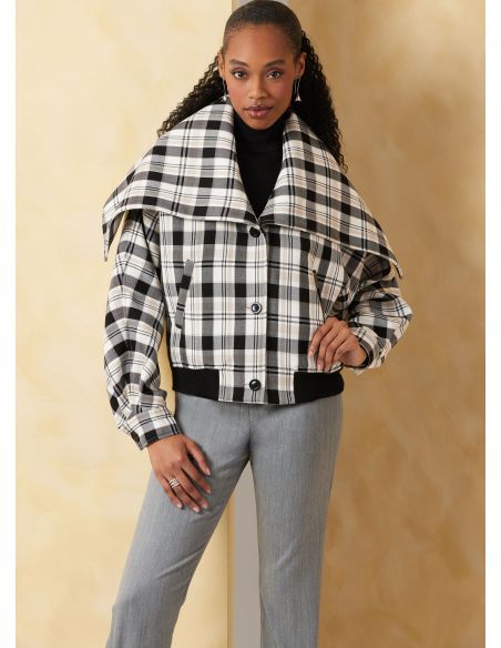 Patron Vogue 2072 - Veste bomber pour femme