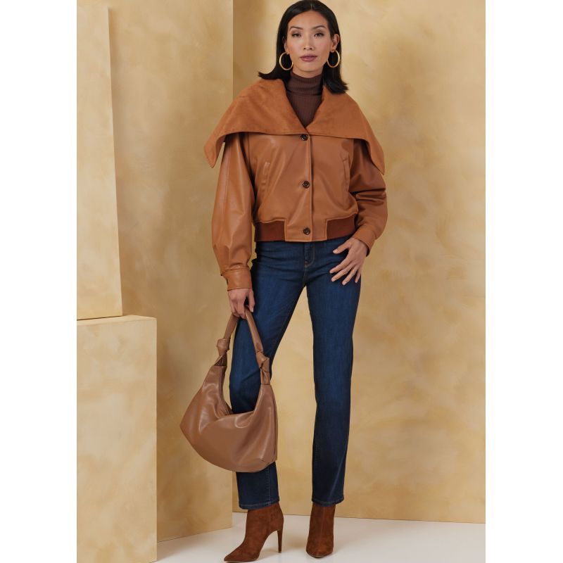 Patron Vogue 2072 - Veste bomber pour femme