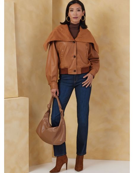 Patron Vogue 2072 - Veste bomber pour femme