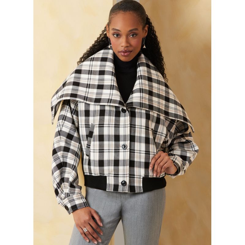Patron Vogue 2072 - Veste bomber pour femme