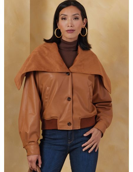 Patron Vogue 2072 - Veste bomber pour femme