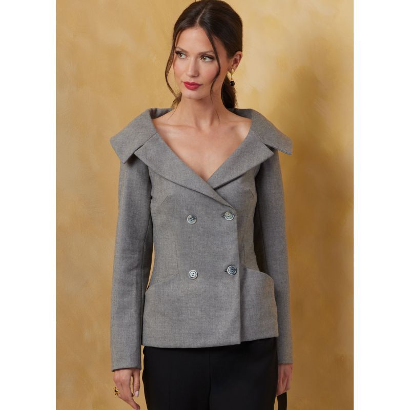 Patron Vogue 2073 B5 (36-44) - Veste pour femme avec variations de manches